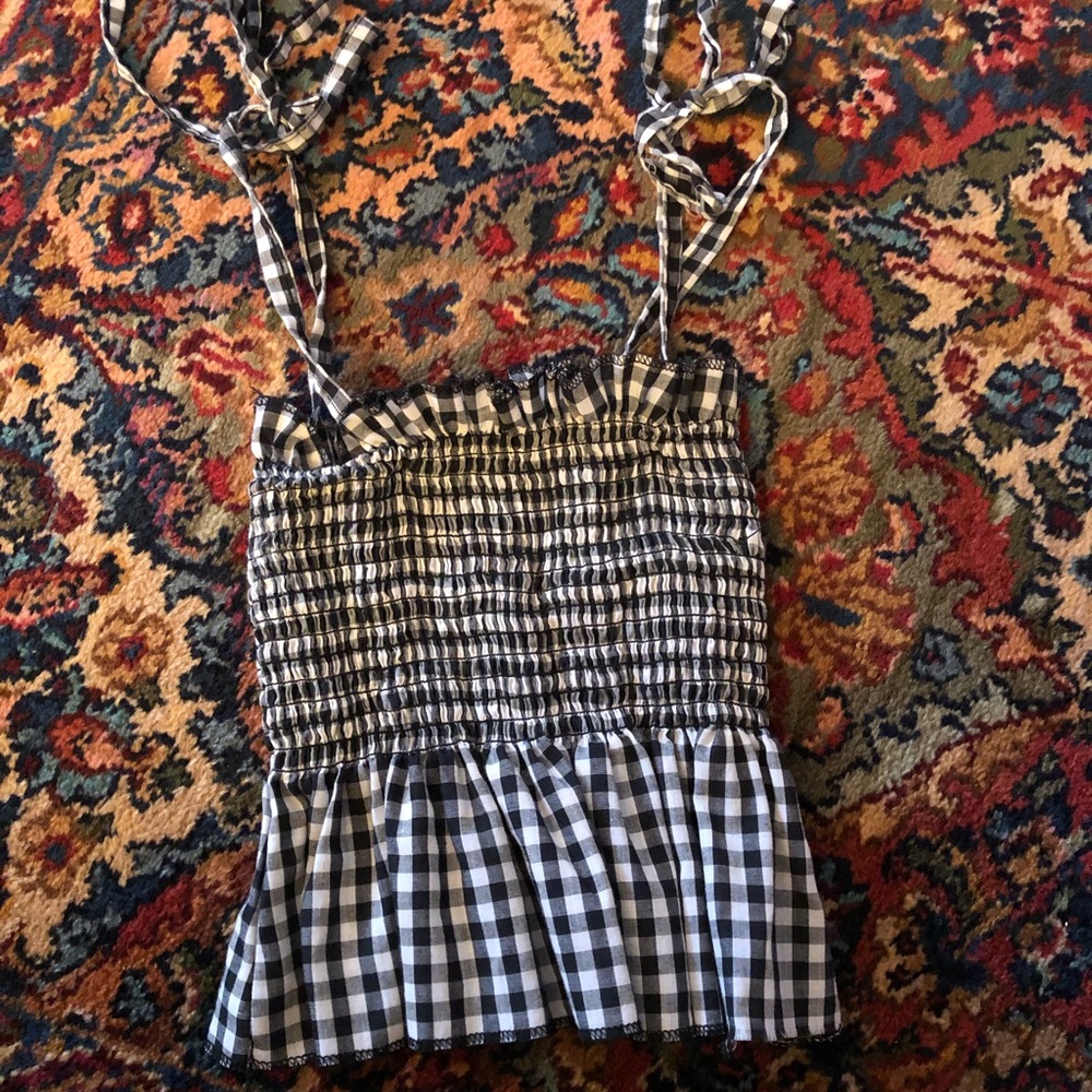 FREE SHIPPING Tube Gingham Women’s Tank Top